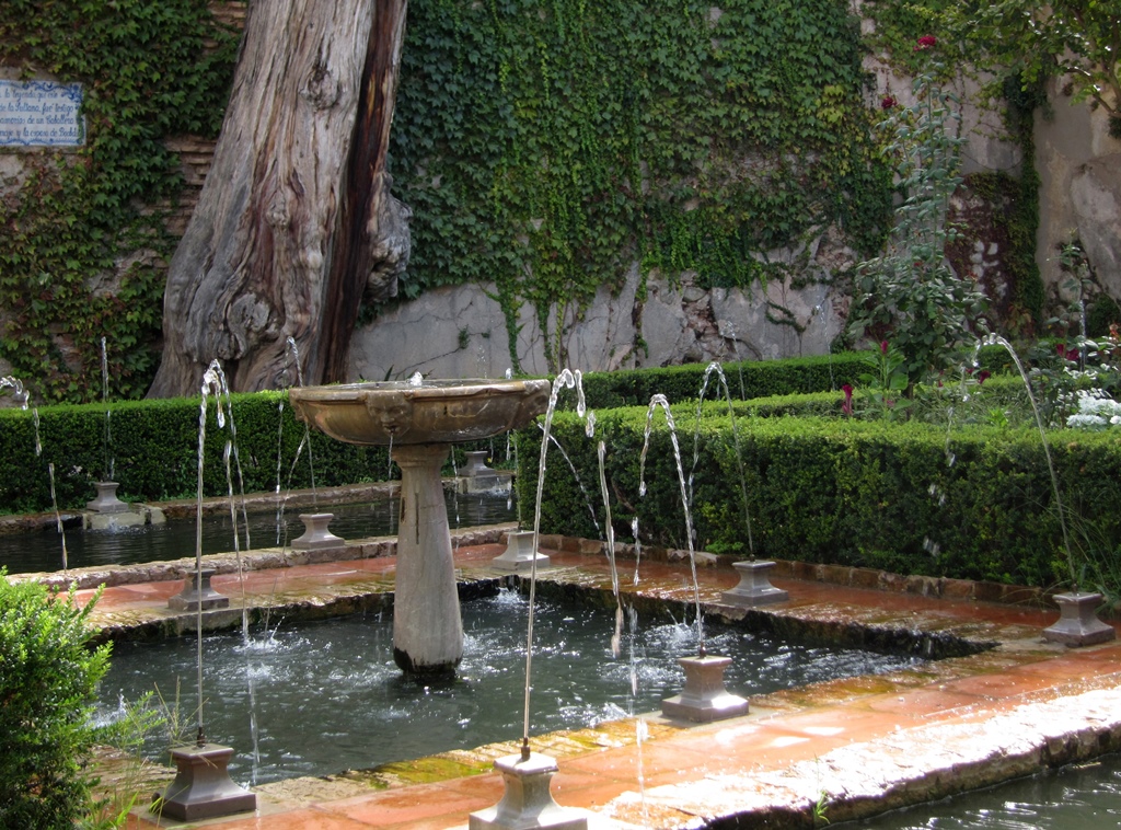 Fountain and Pool, Cypress Courtyard